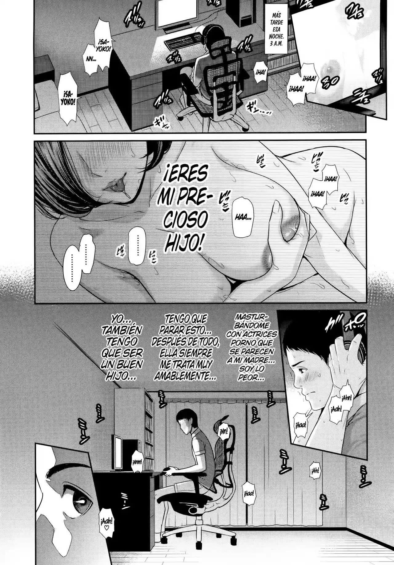 Ahogándome en Sexo con Mamá 1 - Mamá a media noche 1 [Sin censura] - 9