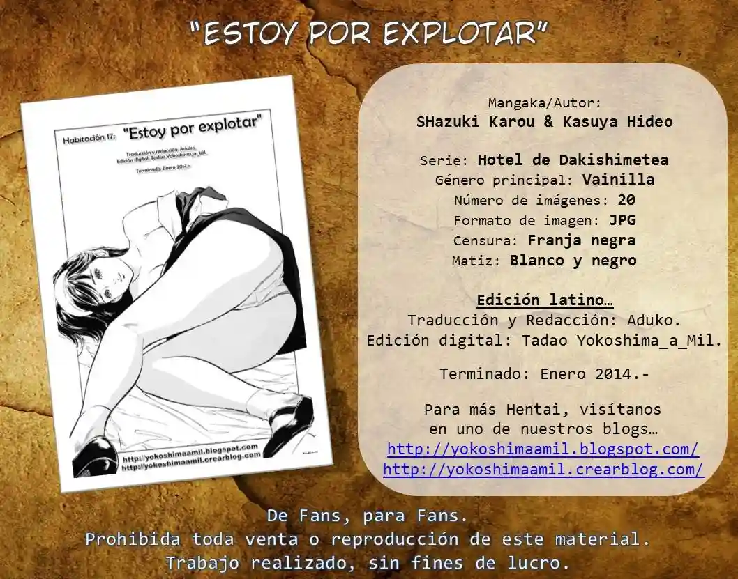 HOTEL DE DAKISHIMETE VOL 2- CAP 8 DE 9 - 22