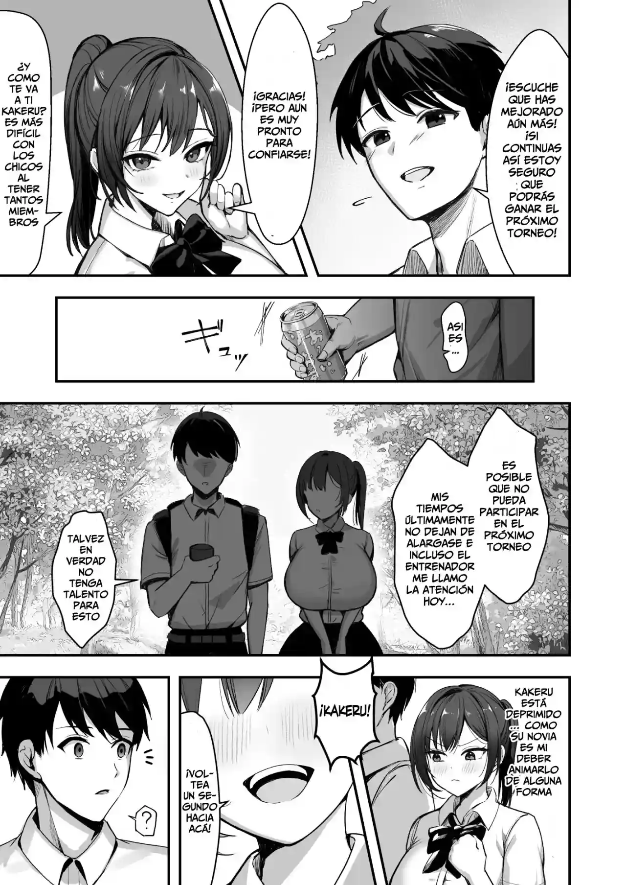 Mi novia de enormes pechos no se puede negar al senpai del club de atletismo - 4