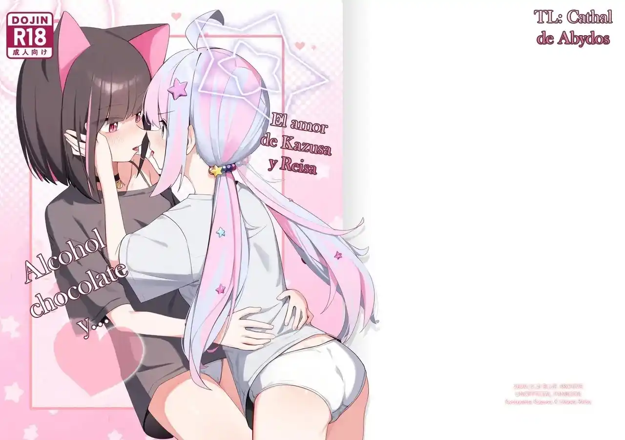Kazusa y Reisa con chocolate alcohol y algo mas