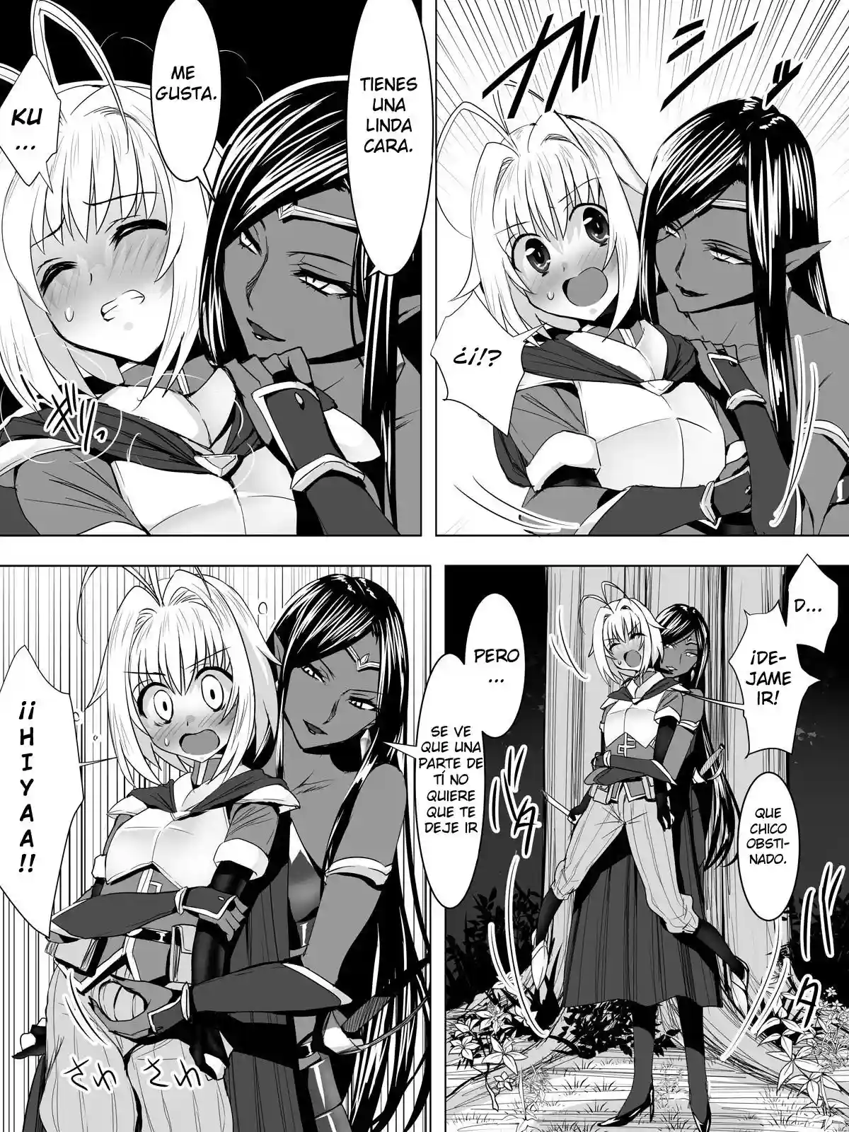 Minarai Mahoutsukai ga Hatsujouki no Dark Elf ni Mori de Souguu Shite Gyaku Rape Sarechau Ohanashi - 2