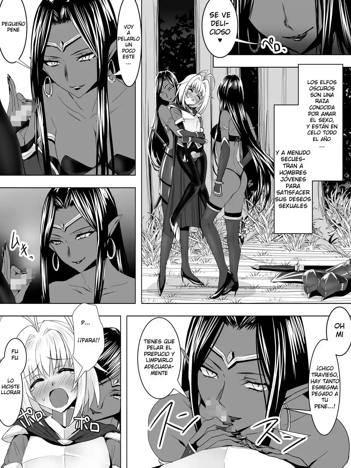 Minarai Mahoutsukai ga Hatsujouki no Dark Elf ni Mori de Souguu Shite Gyaku Rape Sarechau Ohanashi - 4
