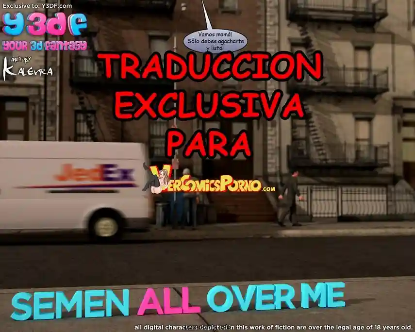 Semen all over me