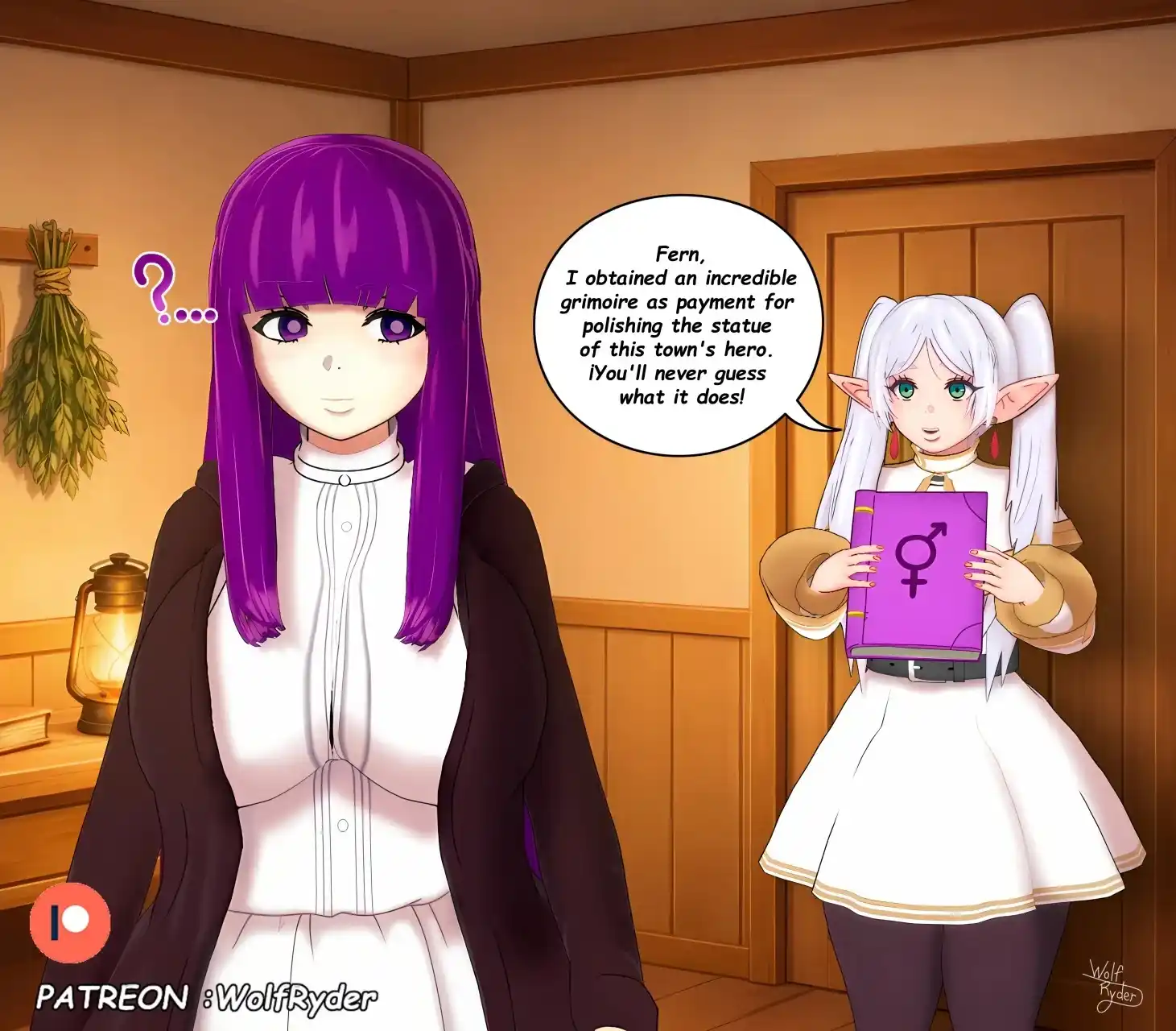 Frieren and the futanari grimoire