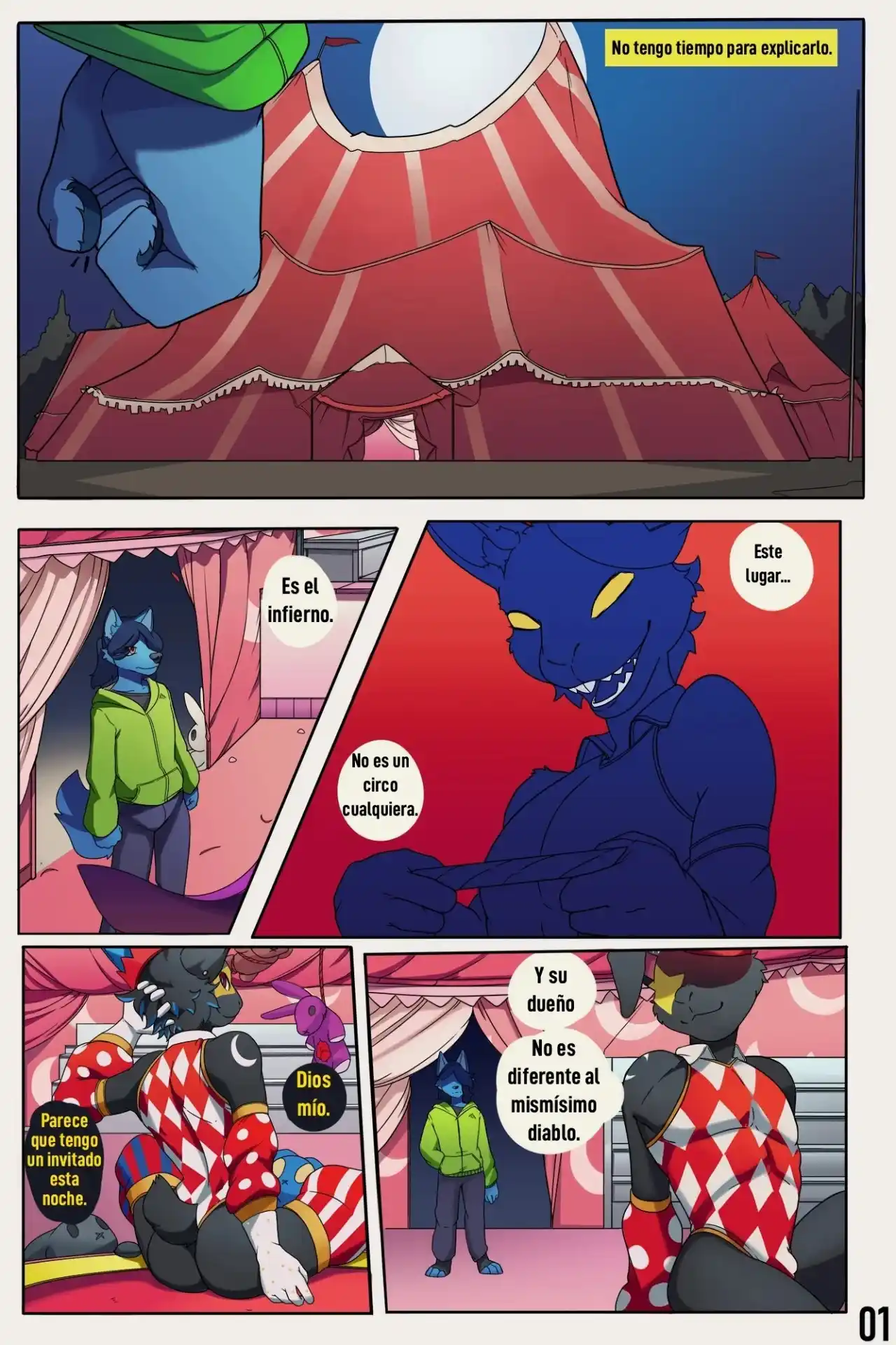 Pruebas bajo la carpa