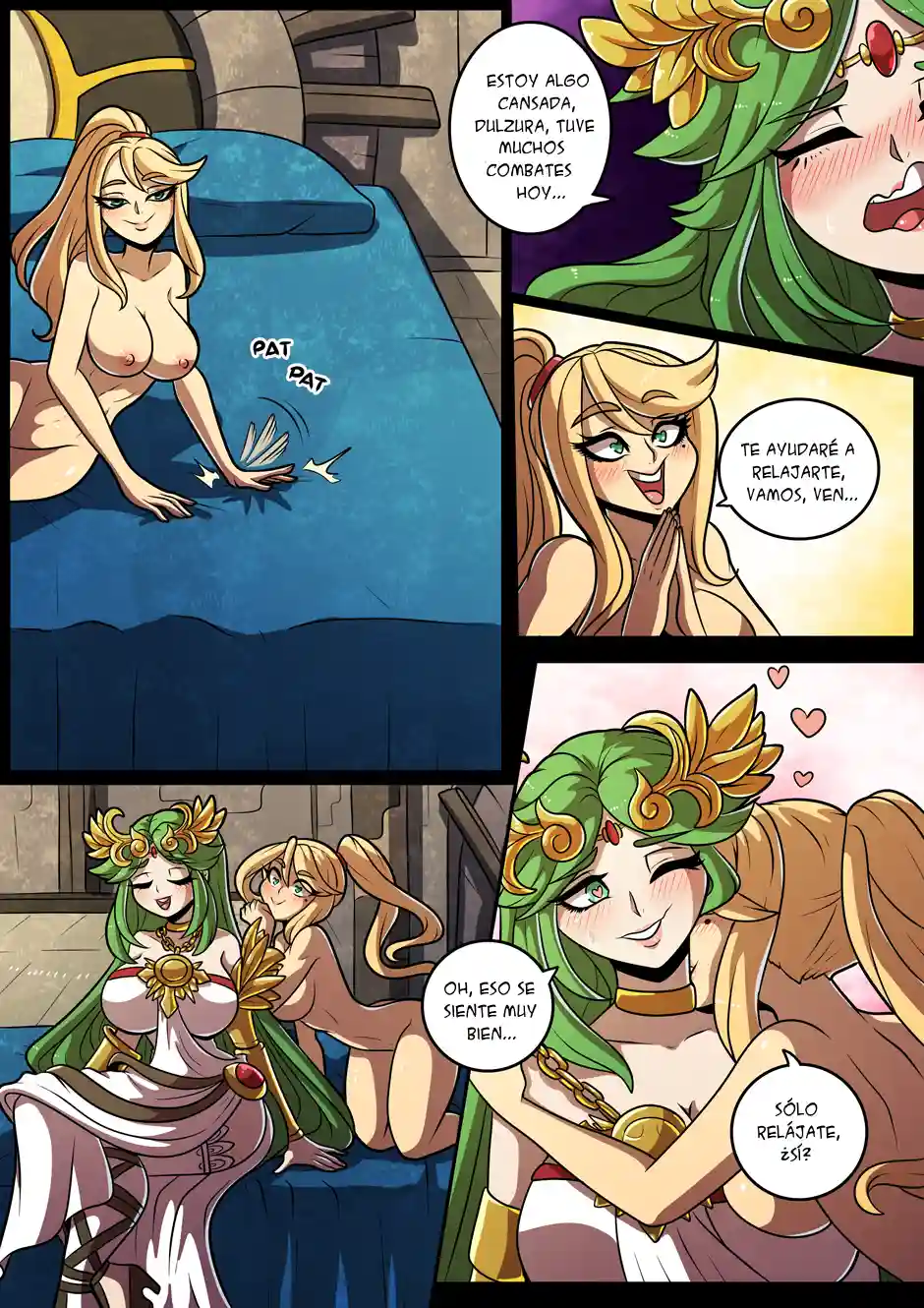 [Kinkymation] – Smash Girls Samus and Palutena’s Bedroom Smash! - 3