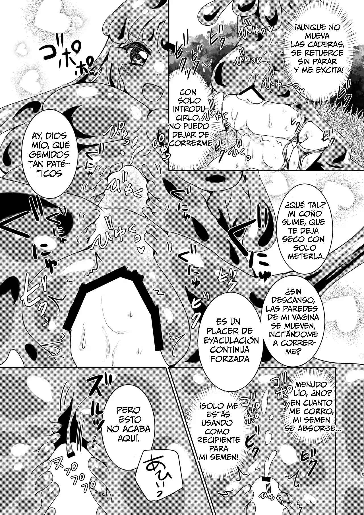 Ikiri Yuusha kun saijaku monster no slime musume ni kanzen haiboku nurunuru slime ni tsutsumare - 14