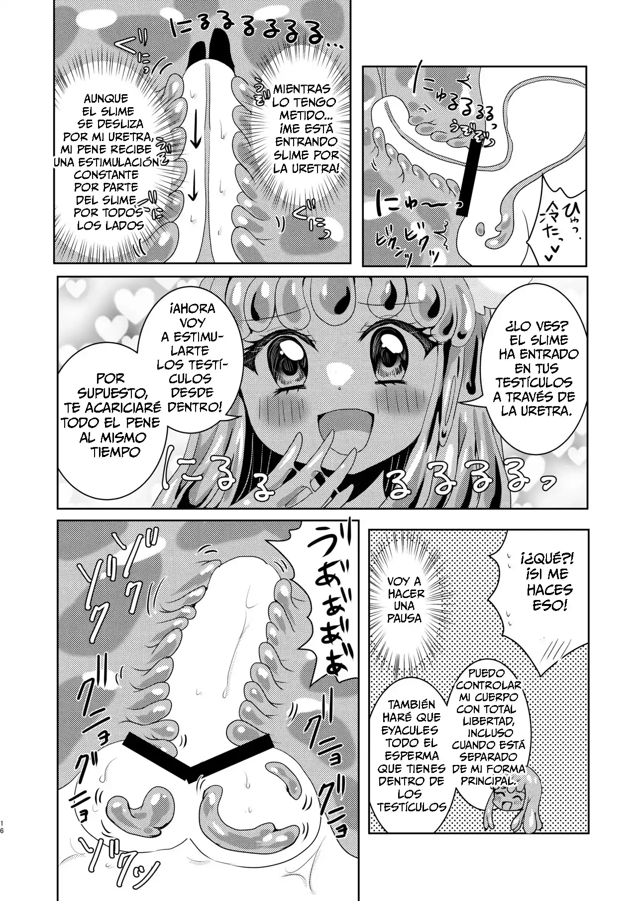 Ikiri Yuusha kun saijaku monster no slime musume ni kanzen haiboku nurunuru slime ni tsutsumare - 15