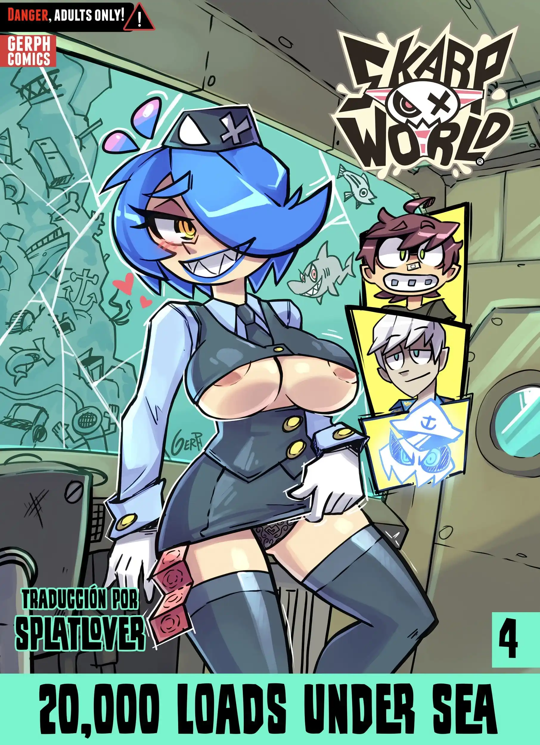 Skarpworld #4 – 20,000 Loads Under (Sea Full Color)