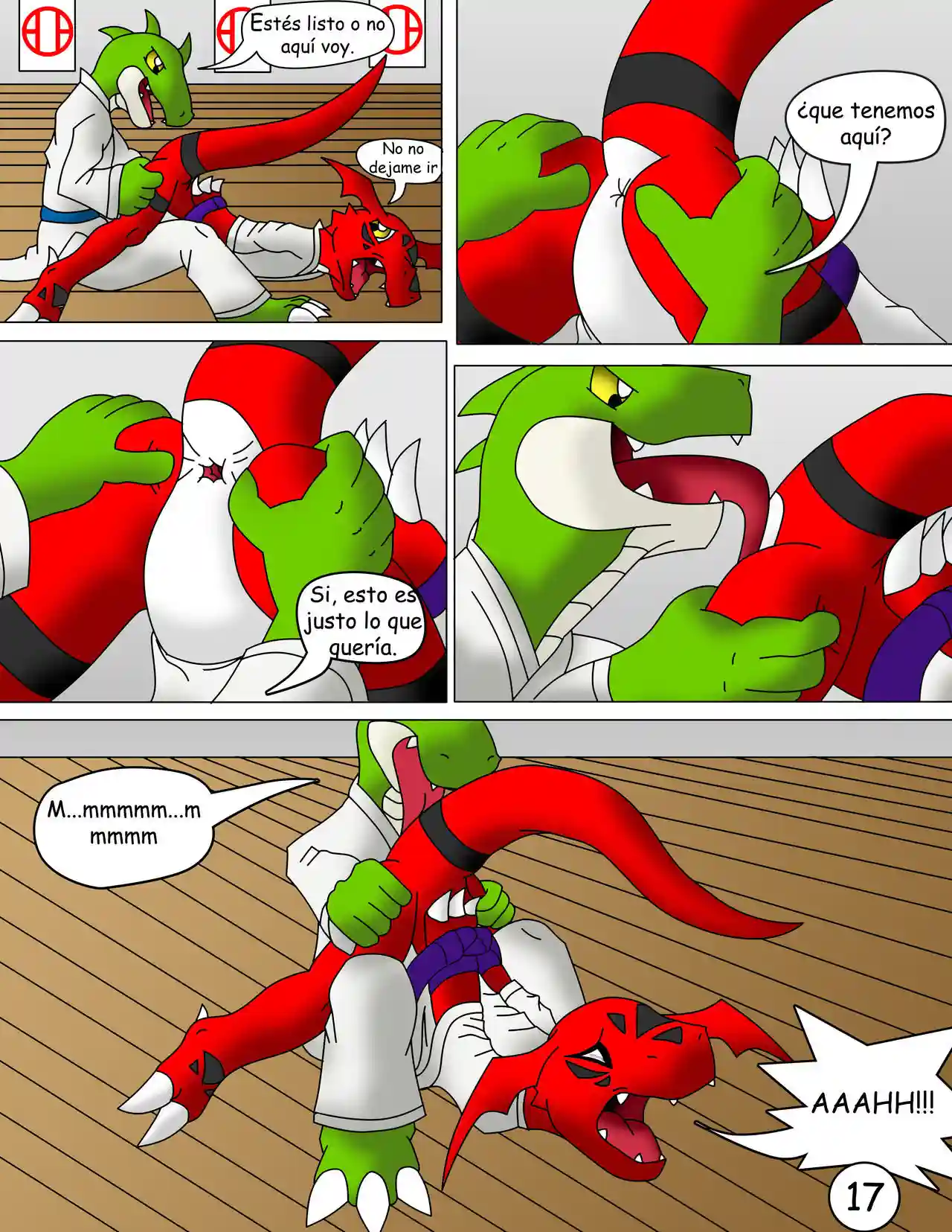 Guilmon Practica Karate - 16