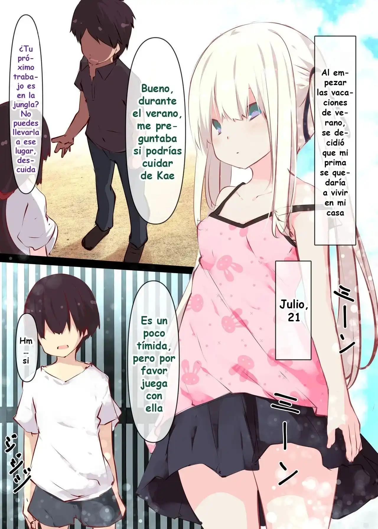 Natsuyasumi ja Nai kara Muteikou na Itoko ni Chinko Ireru Hanashi 1 - 2
