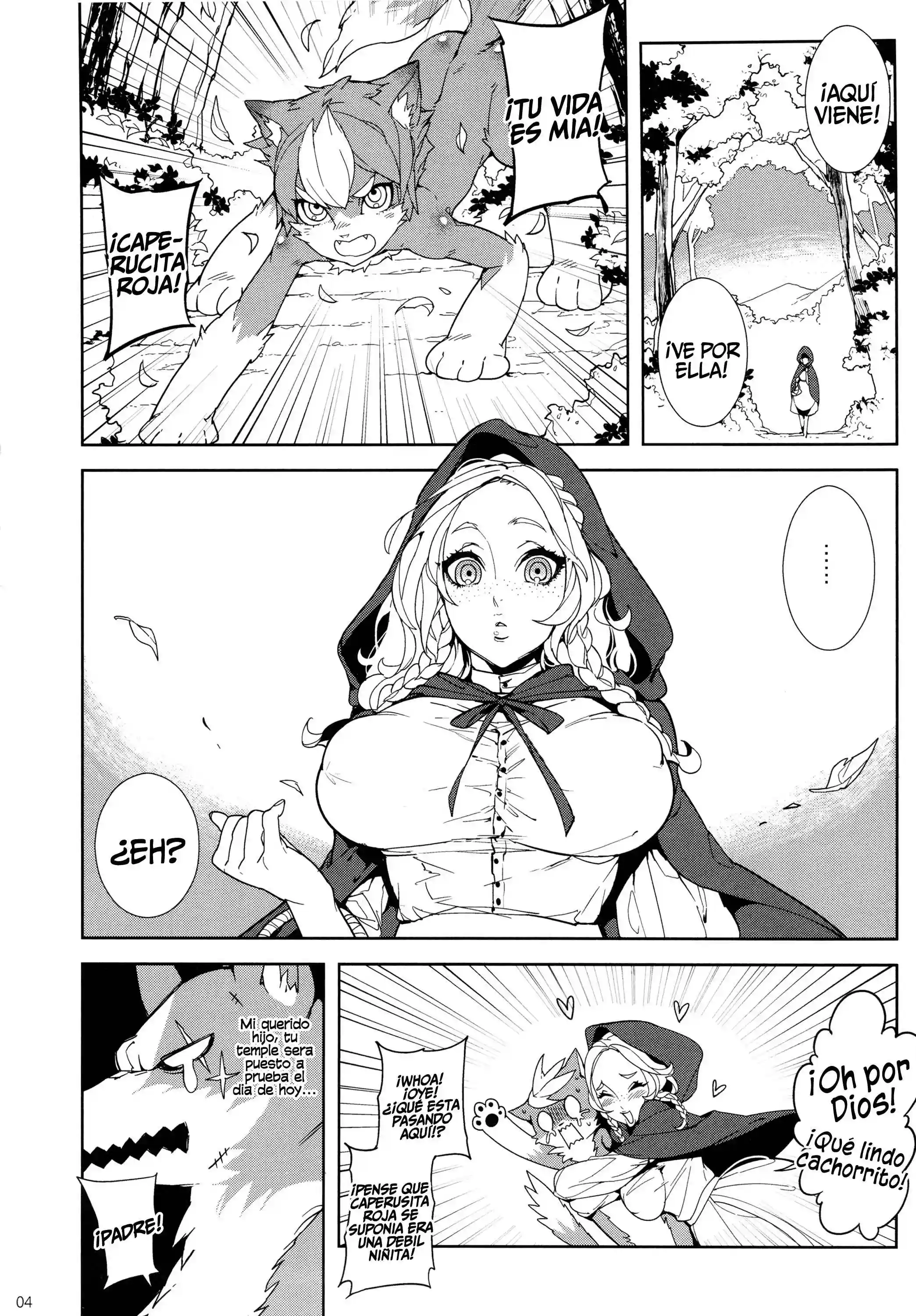 La Gran Caperucita Roja Y El Pequeño Lobo Chapter-1 - 3