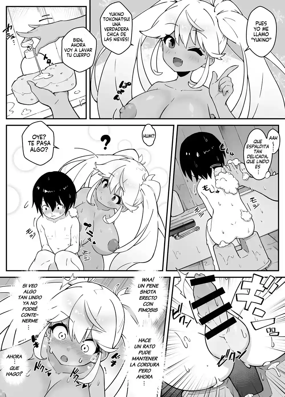Una chica de las nieves que ama el oneshota y su historia con un shota - 9