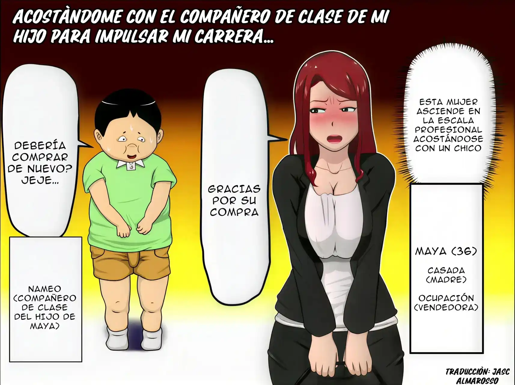 Acostandome con el companero de clase de mi hijo para impulsar mi carrera